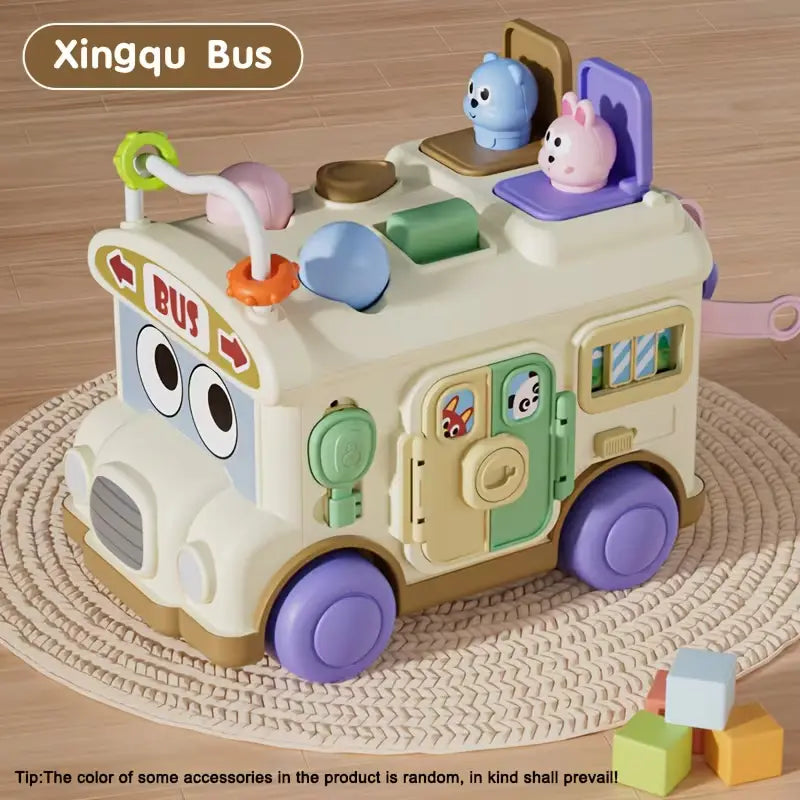 Montessori Busy Bus - 7 in 1
