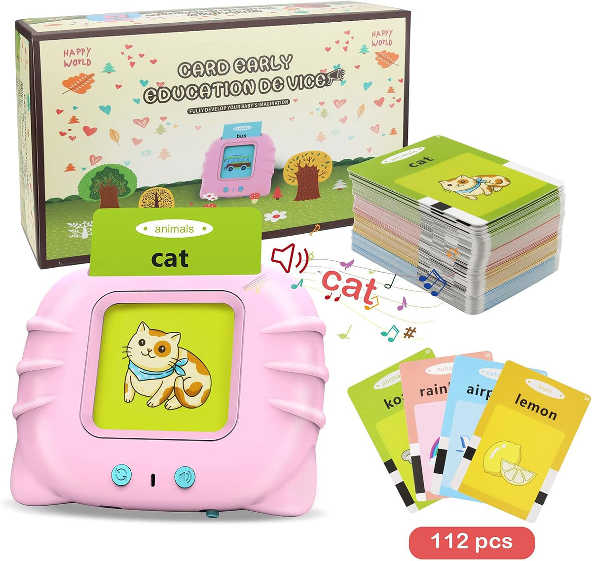 Electronic Talking Flashcards - English and Arabic