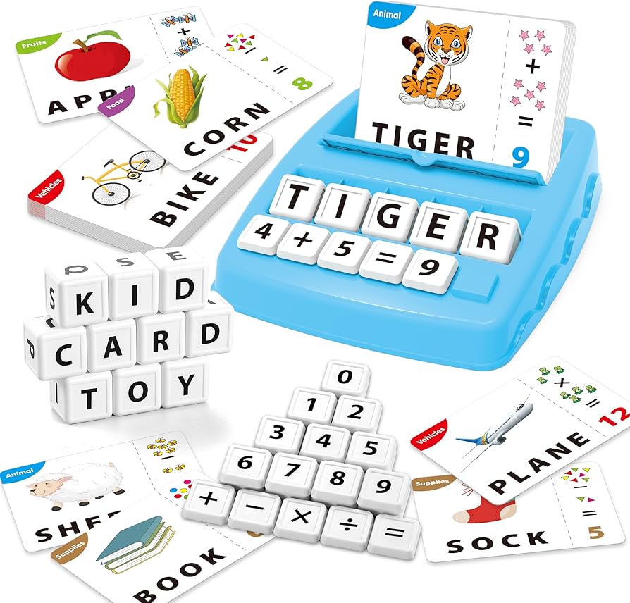 2 in 1 Spelling Math Educational Game