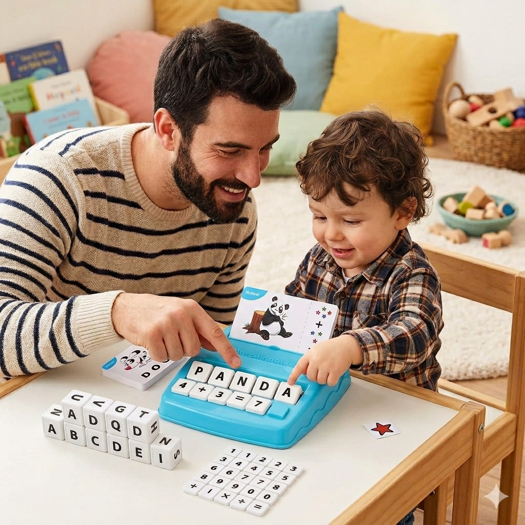 2 in 1 Spelling Math Educational Game