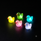 Tiny glowing Ducks - 5 assorted colors