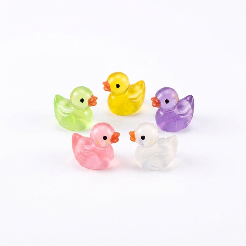 Tiny glowing Ducks - 5 assorted colors