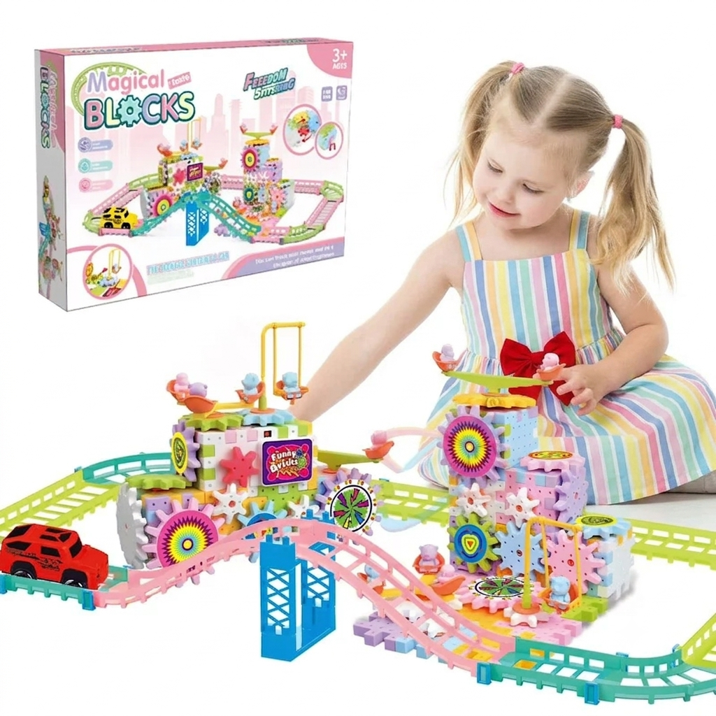 Building Shapes Puzzle 3+