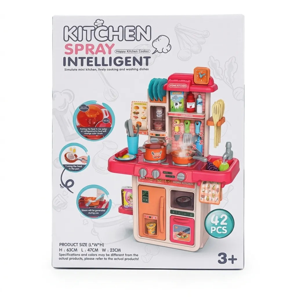 Happy Kitchen Cooker Playset - 42 Pcs