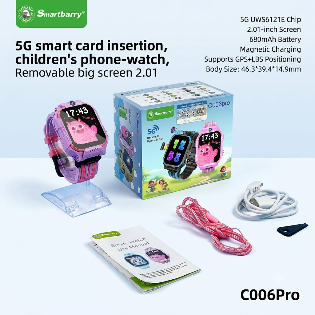 Kids 5G Smartwatch & Phone - GPS & Video Call