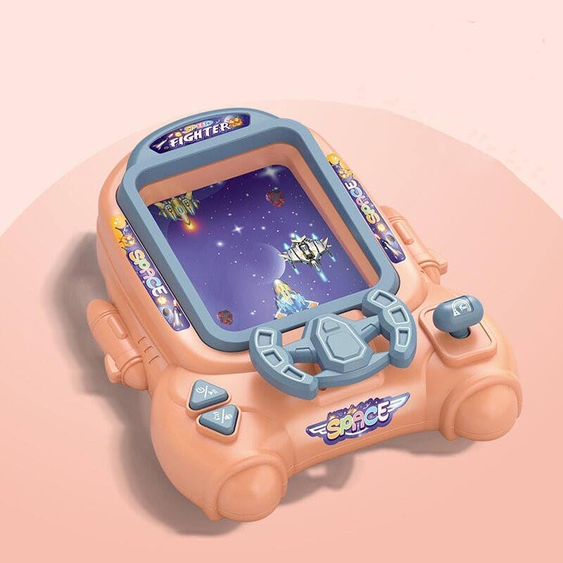 Fighter Adventure Space Game Console - with Steering Wheel
