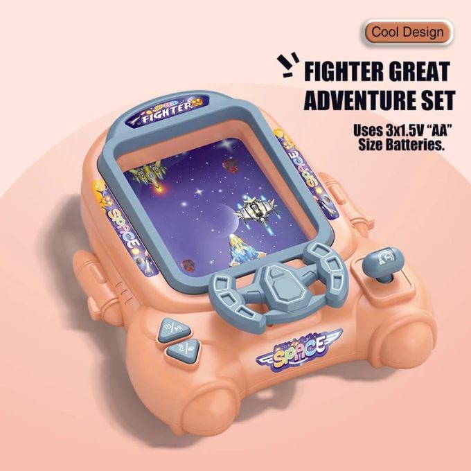 Fighter Adventure Space Game Console - with Steering Wheel