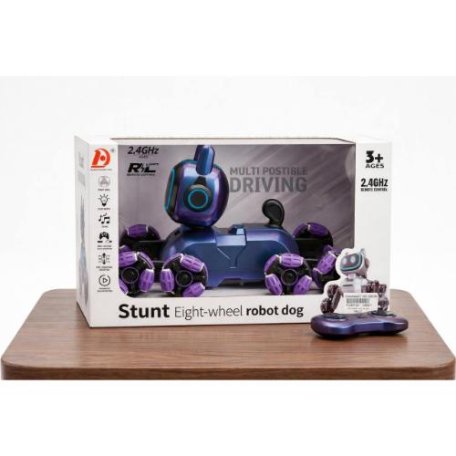 Stunt 8-Wheel Remote Control Robot Dog