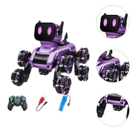 Stunt 8-Wheel Remote Control Robot Dog