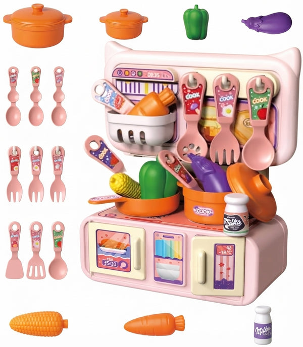 Mini Kitchen Cooker Playset