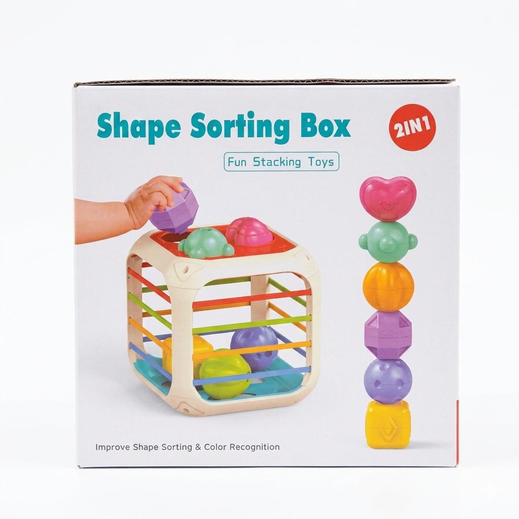 2 in 1 Shape Stacking Box